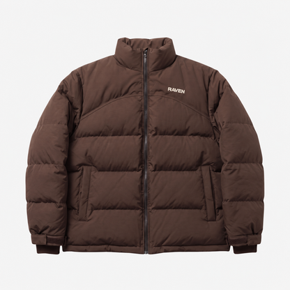 Water Reactive Cheetah Puffer - Brown
